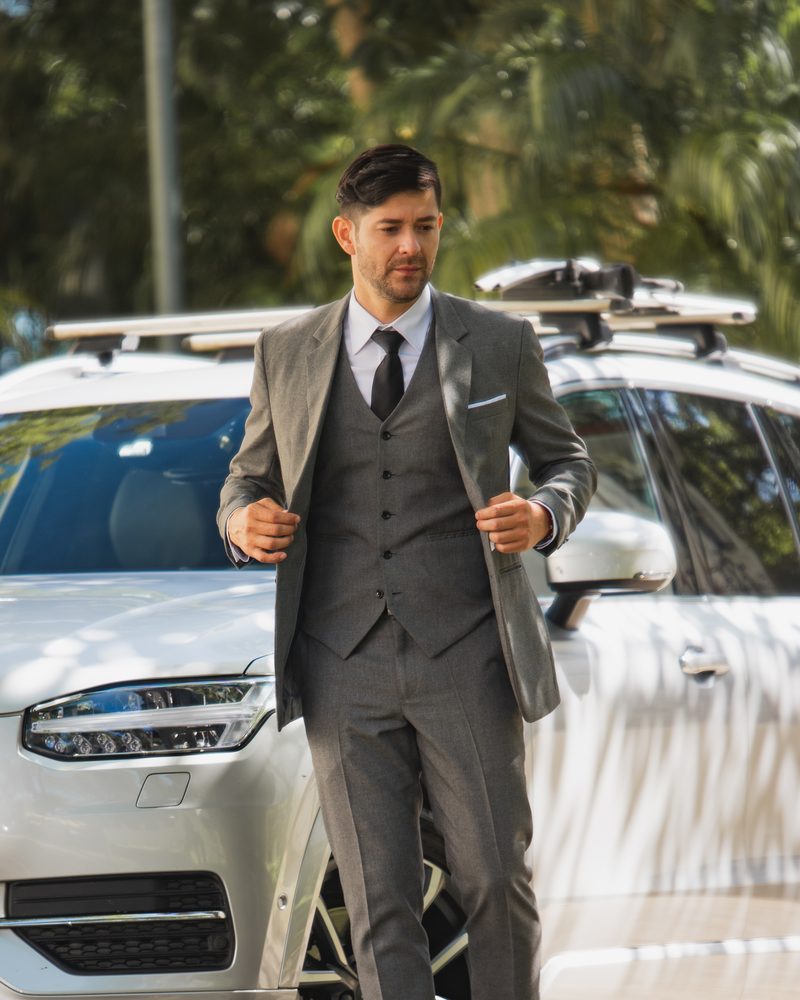 Traje entero azul marino